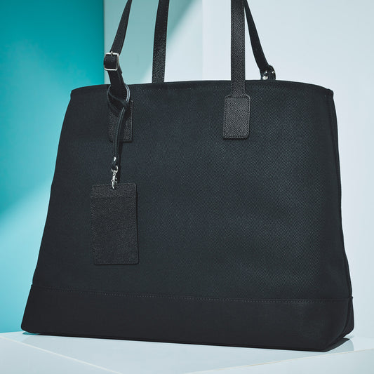 Ex large tote bag (no print) - Black